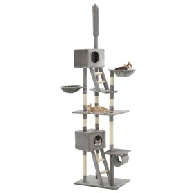 Katzenkratzbaum mit Sisalkratzbaum 230-260 cm grau von vidaXL, Katzenmöbel - Ref: Foro24-170522, Preis: 147,63 €, Rabatt: %