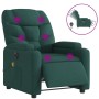 Elektrischer Massagesessel aus dunkelgrünem Stoff von , Sessel - Ref: Foro24-3204590, Preis: 260,97 €, Rabatt: %