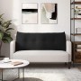 Cojín de Espalda Negro 120 x 24 x 50 cm Terciopelo en Almohadas lumbares | Comprar online en Foro24