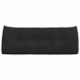 Cojín de Espalda Negro 120 x 24 x 50 cm Terciopelo en Almohadas lumbares | Comprar online en Foro24