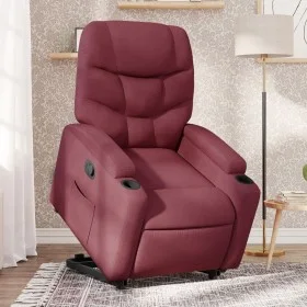 Red fabric liftable recliner armchair by , Armchairs - Ref: Foro24-3204599, Price: 310,72 €, Discount: %