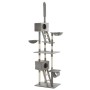 Cat scratching post with sisal scratching post 230-260 cm gray by vidaXL, Cat furniture - Ref: Foro24-170522, Price: 147,63 €...