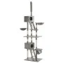 Cat scratching post with sisal scratching post 230-260 cm gray by vidaXL, Cat furniture - Ref: Foro24-170522, Price: 144,52 €...