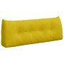 Cojín de Espalda Amarillo 120 x 24 x 50 cm Terciopelo en Almohadas lumbares | Comprar online en Foro24