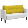 Cojín de Espalda Amarillo 120 x 24 x 50 cm Terciopelo en Almohadas lumbares | Comprar online en Foro24