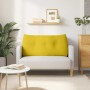 Cojín de Espalda Amarillo 120 x 24 x 50 cm Terciopelo en Almohadas lumbares | Comprar online en Foro24