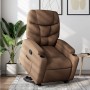 Sillón reclinable elevable de tela marrón de , Sillones - Ref: Foro24-3204600, Precio: 279,12 €, Descuento: %