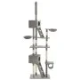 Cat scratching post with sisal scratching post 230-260 cm gray by vidaXL, Cat furniture - Ref: Foro24-170522, Price: 144,52 €...