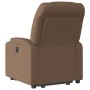 Sillón reclinable elevable de tela marrón de , Sillones - Ref: Foro24-3204600, Precio: 279,12 €, Descuento: %