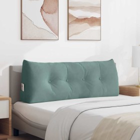 Cojín de Espalda Verde Mar 120 x 24 x 50 cm Terciopelo en Almohadas lumbares | Comprar online en Foro24