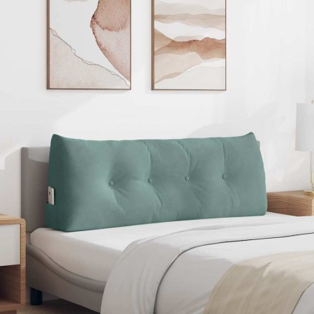 Cojín de Espalda Verde Mar 120 x 24 x 50 cm Terciopelo en Almohadas lumbares | Comprar online en Foro24