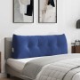 Cojín de Espalda Azul Policía 120 x 24 x 50 cm Terciopelo en Almohadas lumbares | Comprar online en Foro24
