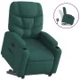 Dark green fabric lifting recliner by , Armchairs - Ref: Foro24-3204602, Price: 283,44 €, Discount: %