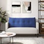 Cojín de Espalda Azul Policía 120 x 24 x 50 cm Terciopelo en Almohadas lumbares | Comprar online en Foro24
