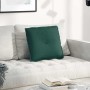 Cojín de Espalda Verde oscuro 50 x 19 x 45 cm tela en Almohadas lumbares | Comprar online en Foro24