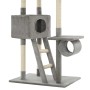 Cat scratching post with sisal scratching post 230-260 cm gray by vidaXL, Cat furniture - Ref: Foro24-170522, Price: 147,63 €...