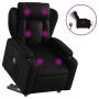 Sillón de masaje elevable eléctrico cuero sintético negro de , Sillones - Ref: Foro24-3204565, Precio: 335,02 €, Descuento: %