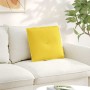 Cojín de Espalda Amarillo Claro 50 x 19 x 45 cm tela en Almohadas lumbares | Comprar online en Foro24