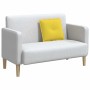 Cojín de Espalda Amarillo Claro 50 x 19 x 45 cm tela en Almohadas lumbares | Comprar online en Foro24