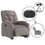 Taupe gray fabric electric liftable recliner chair by , Armchairs - Ref: Foro24-3204628, Price: 327,66 €, Discount: %