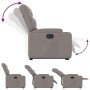Elektrisch anhebbarer Liegestuhl aus taupegrauem Stoff von , Sessel - Ref: Foro24-3204628, Preis: 312,24 €, Rabatt: %