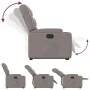 Taupe gray fabric electric liftable recliner chair by , Armchairs - Ref: Foro24-3204628, Price: 327,66 €, Discount: %