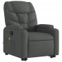 Silla de masaje reclinable de pie de tela gris oscuro de , Sillones - Ref: Foro24-3204609, Precio: 291,79 €, Descuento: %