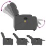 Silla de masaje reclinable de pie de tela gris oscuro de , Sillones - Ref: Foro24-3204609, Precio: 291,79 €, Descuento: %