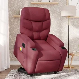 Elektrisch verstellbarer Massagesessel aus rotem Stoff von , Sessel - Ref: Foro24-3204635, Preis: 366,99 €, Rabatt: %
