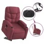 Sillón de masaje elevable eléctrico tela rojo tinto de , Sillones - Ref: Foro24-3204635, Precio: 366,99 €, Descuento: %
