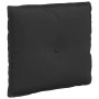 Cojín de Espalda Negro 50 x 45 cm Tela de microfibra en Almohadas lumbares | Comprar online en Foro24