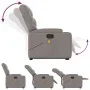 Anhebbarer elektrischer Massagesessel mit taupefarbenem Stoff von , Sessel - Ref: Foro24-3204640, Preis: 353,82 €, Rabatt: %