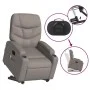 Anhebbarer elektrischer Massagesessel mit taupefarbenem Stoff von , Sessel - Ref: Foro24-3204640, Preis: 353,82 €, Rabatt: %