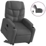 Elektrisch anhebbarer Liegestuhl aus dunkelgrauem Stoff von , Sessel - Ref: Foro24-3204621, Preis: 333,77 €, Rabatt: %