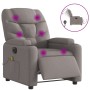 Elektrischer Massagesessel aus taupegrauem Stoff von , Sessel - Ref: Foro24-3204592, Preis: 276,11 €, Rabatt: %