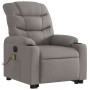Anhebbarer elektrischer Massagesessel mit taupefarbenem Stoff von , Sessel - Ref: Foro24-3206679, Preis: 348,98 €, Rabatt: %