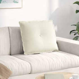 Cojín de Espalda Crema 60 x 50 cm Tela de pana en Almohadas lumbares | Comprar online en Foro24