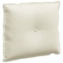 Cojín de Espalda Crema 60 x 50 cm Tela de pana en Almohadas lumbares | Comprar online en Foro24