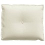 Cojín de Espalda Crema 60 x 50 cm Tela de pana en Almohadas lumbares | Comprar online en Foro24