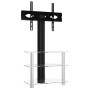 Mueble TV esquina 3 niveles para 32-70 pulgadas negro plateado de , Muebles TV - Ref: Foro24-358174, Precio: 109,94 €, Descue...