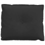 Cojín de Espalda Negro 60 x 50 cm Tela de microfibra en Almohadas lumbares | Comprar online en Foro24