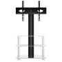 Mueble TV esquina 3 niveles para 32-70 pulgadas negro plateado de , Muebles TV - Ref: Foro24-358174, Precio: 109,94 €, Descue...