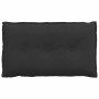 Cojín de Espalda Negro 80 x 50 cm Tela de microfibra en Almohadas lumbares | Comprar online en Foro24