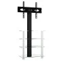 Mueble TV esquina 4 niveles para 32-70 pulgadas negro plateado de , Muebles TV - Ref: Foro24-358183, Precio: 139,56 €, Descue...