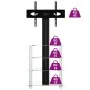 Mueble TV esquina 4 niveles para 32-70 pulgadas negro plateado de , Muebles TV - Ref: Foro24-358183, Precio: 139,56 €, Descue...