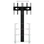 Mueble TV esquina 4 niveles para 32-70 pulgadas negro plateado de , Muebles TV - Ref: Foro24-358183, Precio: 139,56 €, Descue...