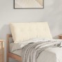Cojín de Espalda Crema 100 x 50 cm Tela de pana en Almohadas lumbares | Comprar online en Foro24
