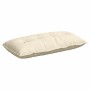 Cojín de Espalda Crema 100 x 50 cm Tela de pana en Almohadas lumbares | Comprar online en Foro24