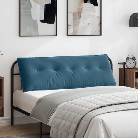 Cojín de Espalda Azul 140 x 50 cm Tela de pana en Almohadas lumbares | Comprar online en Foro24