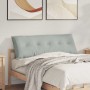 Cojín de Espalda Gris Claro 140 x 50 cm Tela de pana en Almohadas lumbares | Comprar online en Foro24